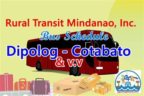 RTMI Bus for Dipolog to Cotabato. .